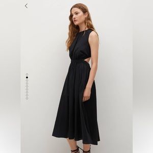 Mango Vent Cotton Dress